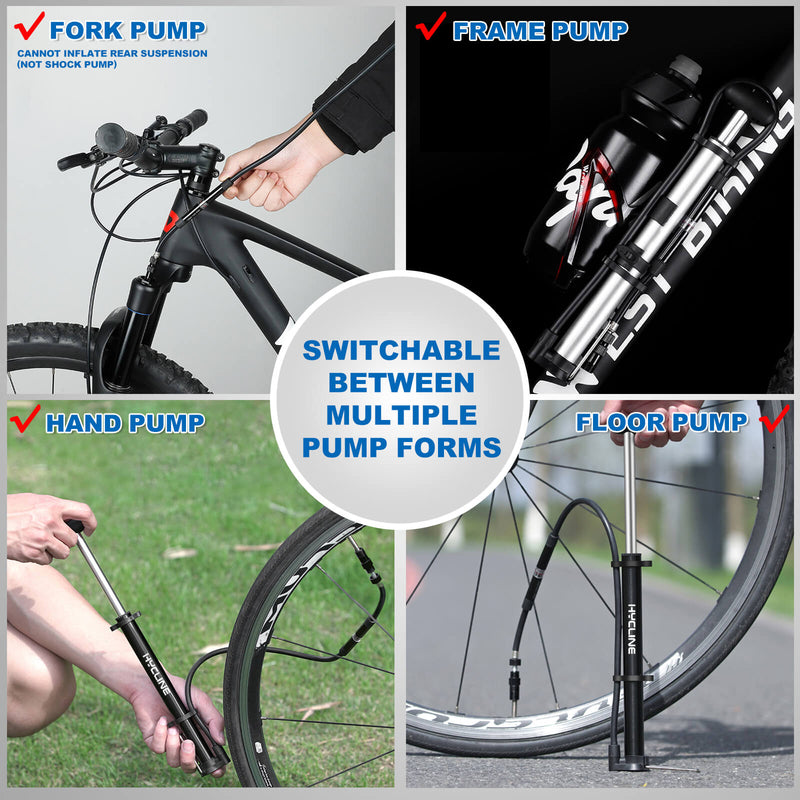 Load image into Gallery viewer, Mege2 140 PSI Portable Bike Pump
