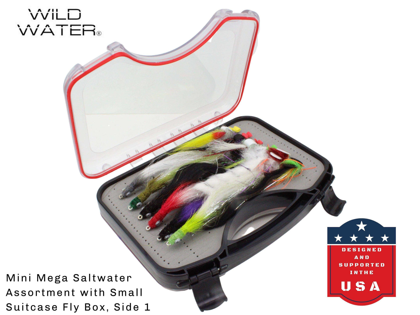 Big Flies for Big Fish Fly Assortment, 30 Flies | Fly Suitcase | Wild Water Fly Fishing - Skoutley Outdoors LLC