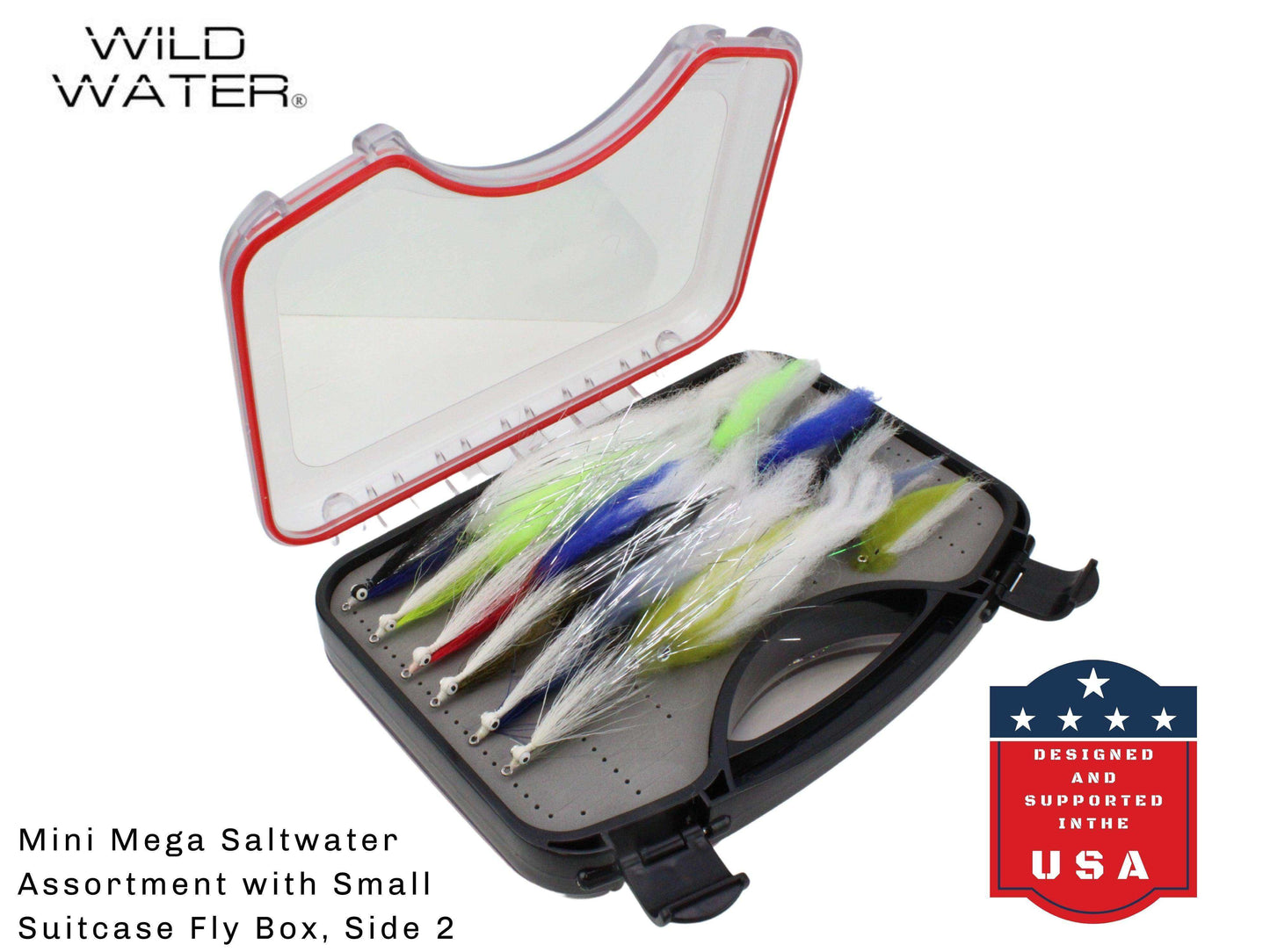 Big Flies for Big Fish Fly Assortment, 30 Flies | Fly Suitcase | Wild Water Fly Fishing - Skoutley Outdoors LLC