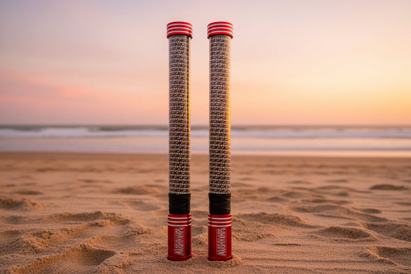 Load image into Gallery viewer, Mini Moe Red Edition LED Whips | Compact High-Output Safety Whips | Pair

