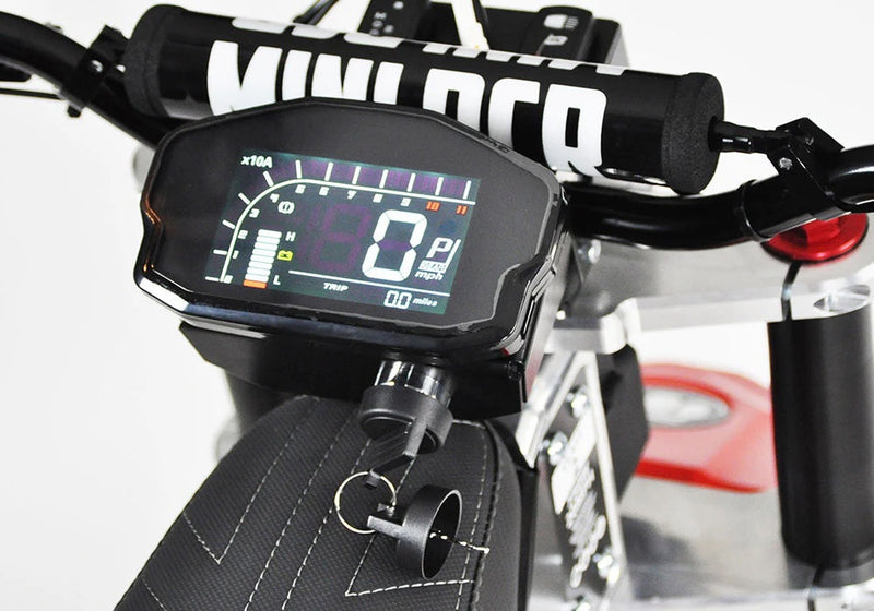 Load image into Gallery viewer, Marshin Whips Mini RCR E-Bike | 750W 72V Retro Electric Trail Bike
