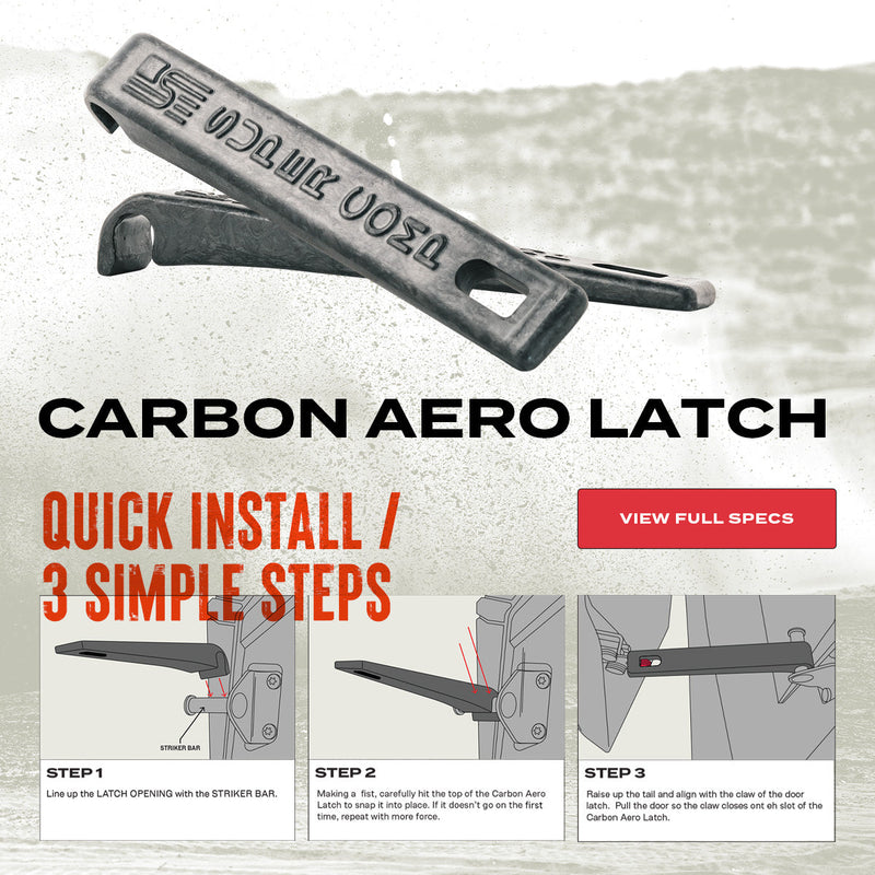 Load image into Gallery viewer, Carbon Fiber UTV Aero Door Latches
