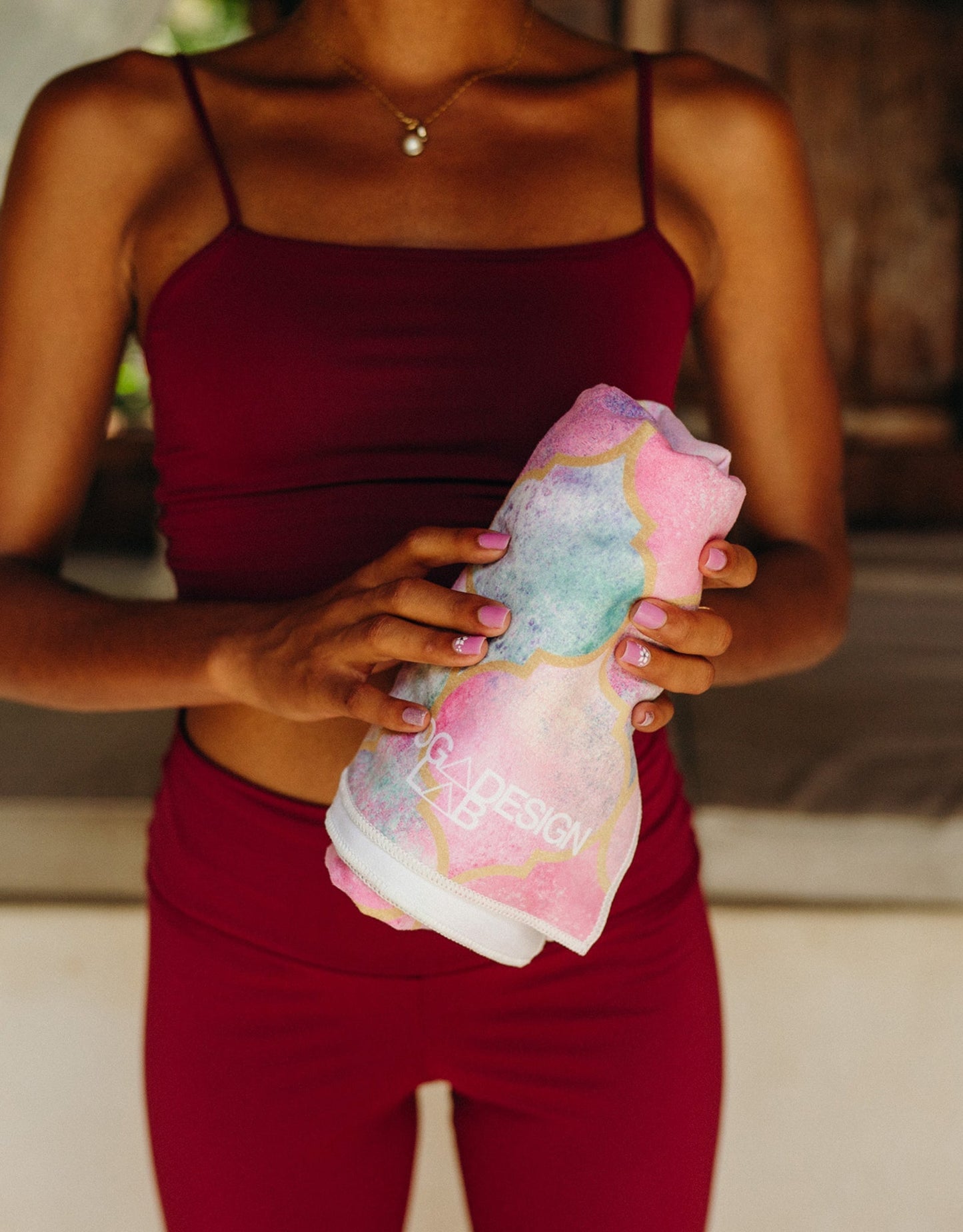 Yoga Mat Towel - Monaco