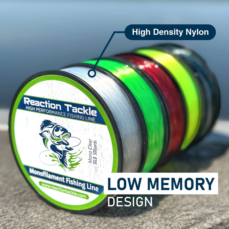 Load image into Gallery viewer, Reaction Tackle Nylon Monofilament Fishing Line 350-yard Spools
