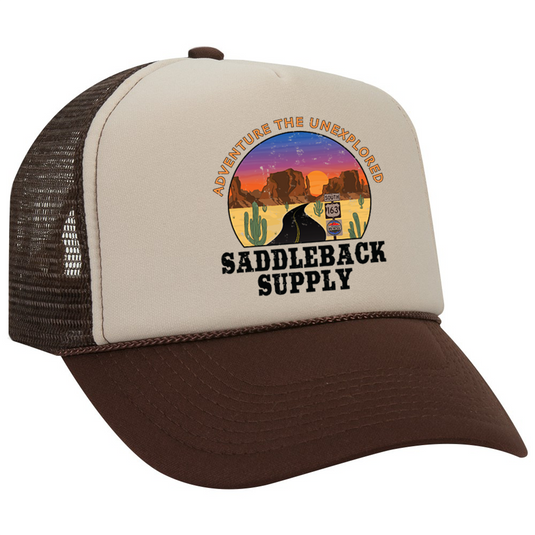 Monument Valley Brown/Tan Foam Hat