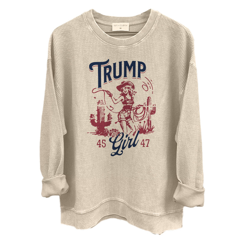 Load image into Gallery viewer, Trump Girl 45 47 (Front Print)
