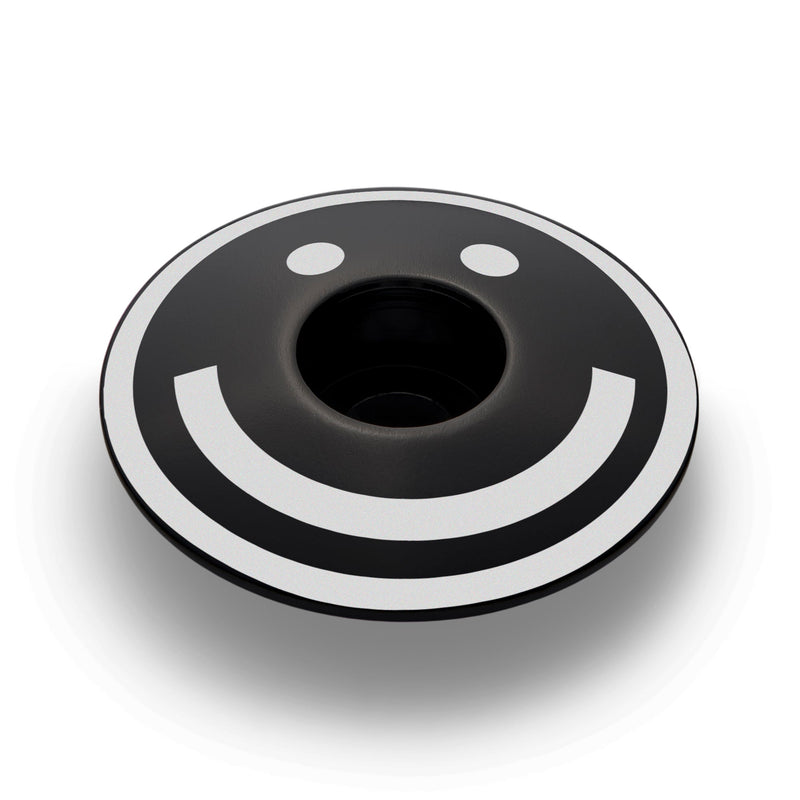 Load image into Gallery viewer, More Miles. All Smiles Bicycle Headset Cap
