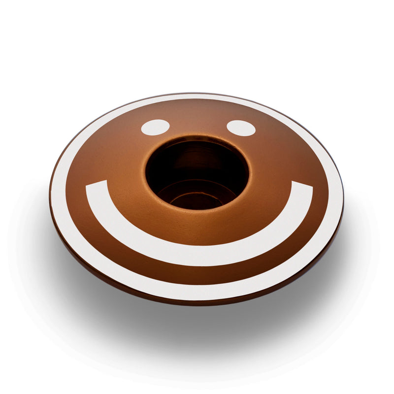 Load image into Gallery viewer, More Miles. All Smiles Bicycle Headset Cap
