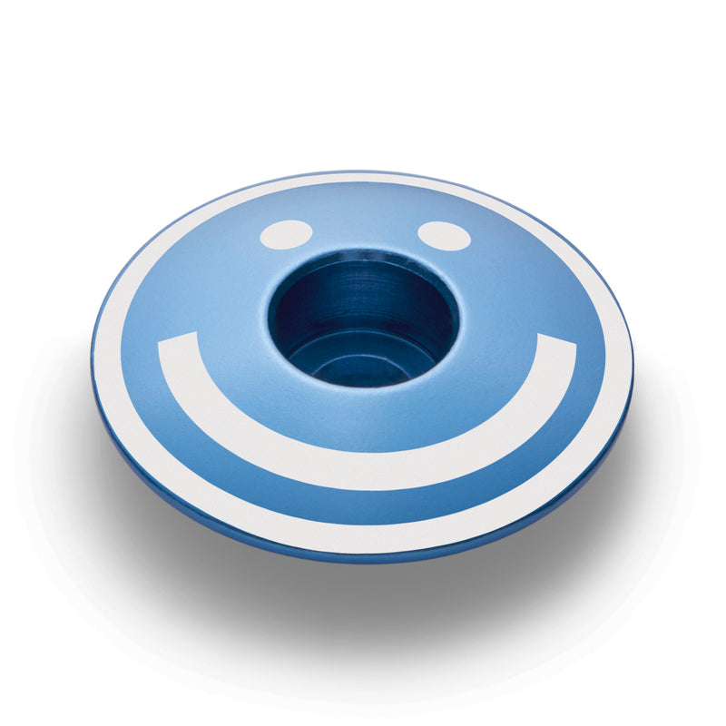 Load image into Gallery viewer, More Miles. All Smiles Bicycle Headset Cap
