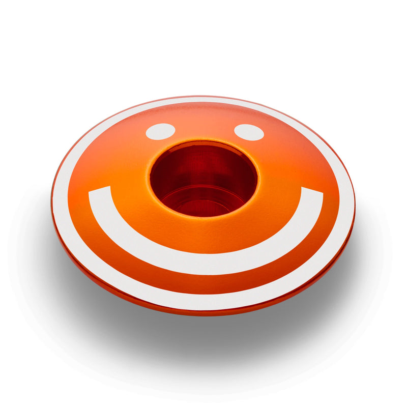 Load image into Gallery viewer, More Miles. All Smiles Bicycle Headset Cap
