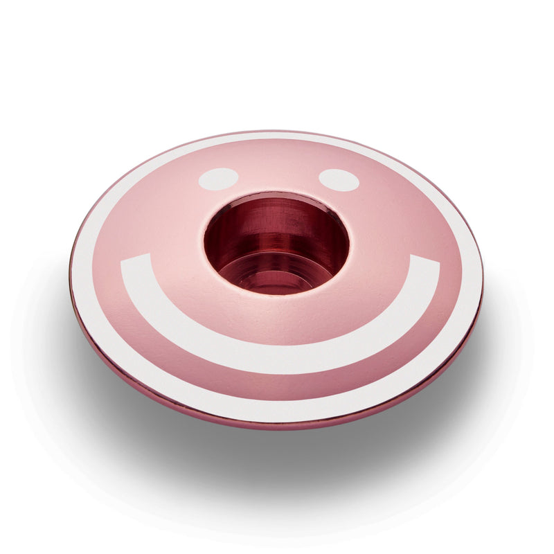 Load image into Gallery viewer, More Miles. All Smiles Bicycle Headset Cap
