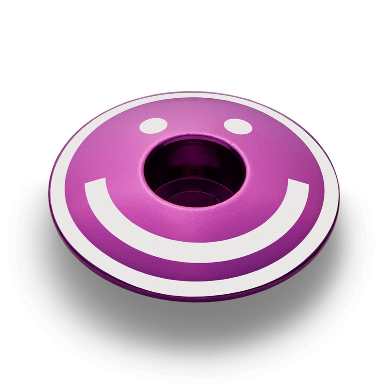 Load image into Gallery viewer, More Miles. All Smiles Bicycle Headset Cap
