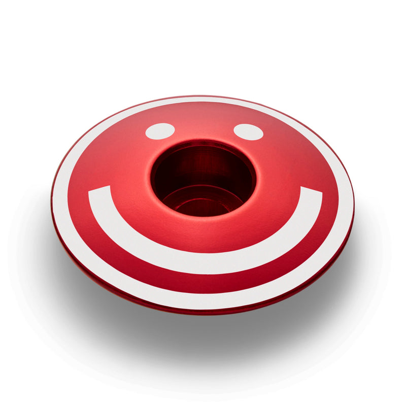 Load image into Gallery viewer, More Miles. All Smiles Bicycle Headset Cap
