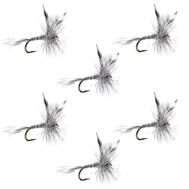 Load image into Gallery viewer, Mosquito Classic Trout Dry Fly Fishing Flies - Set of 6 Flies Size 12
