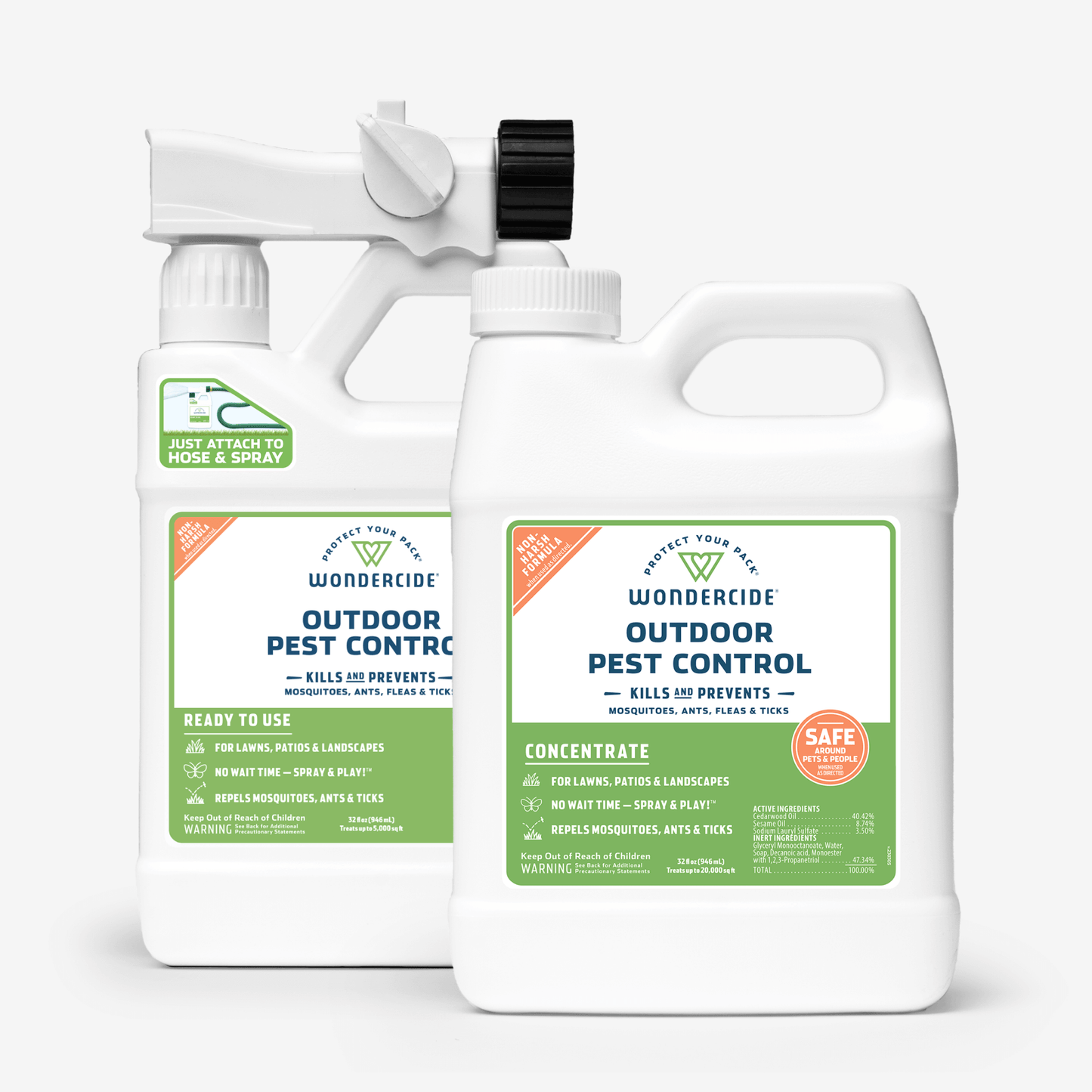 Mosquito Yard Spray Refill Starter Kit with Natural Essential Oils