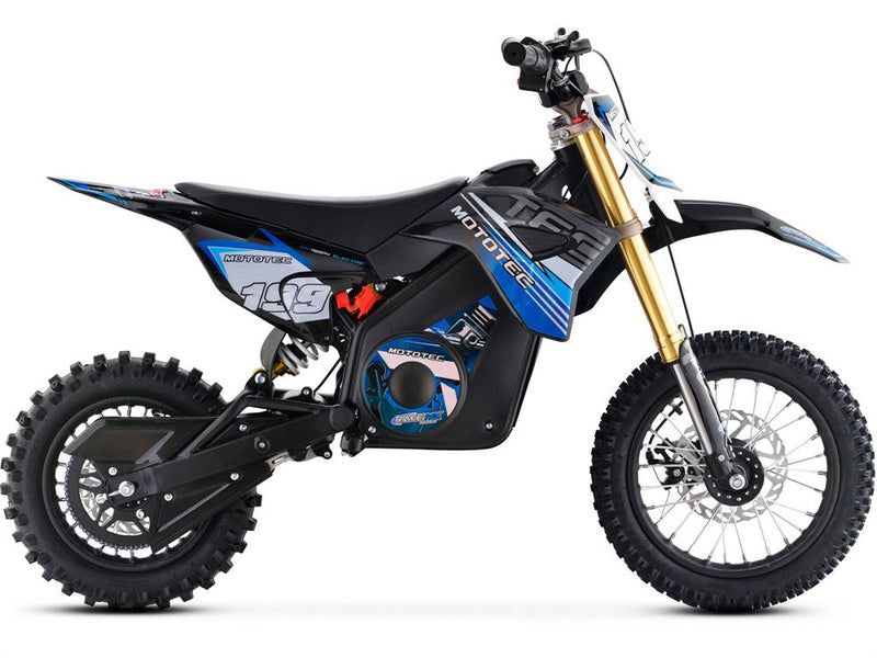 Load image into Gallery viewer, MotoTec 36v Pro Electric Dirt Bike 1000w Lithium Blue
