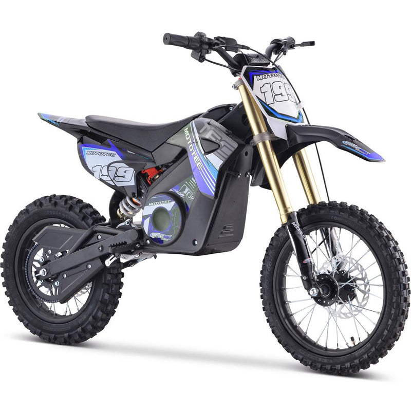 Load image into Gallery viewer, MotoTec 48v Pro Electric Dirt Bike 1600w Lithium Blue
