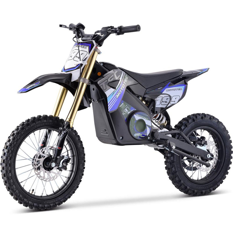 Load image into Gallery viewer, MotoTec 48v Pro Electric Dirt Bike 1600w Lithium Blue
