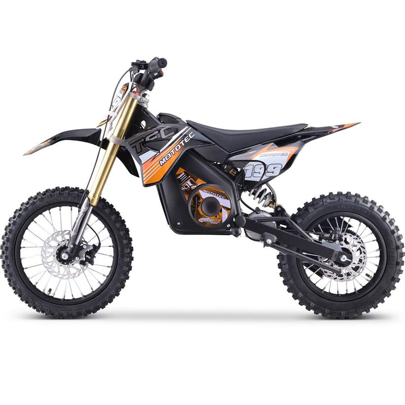 Load image into Gallery viewer, Orange MotoTec 48v Pro Electric Dirt Bike 1600w Lithium
