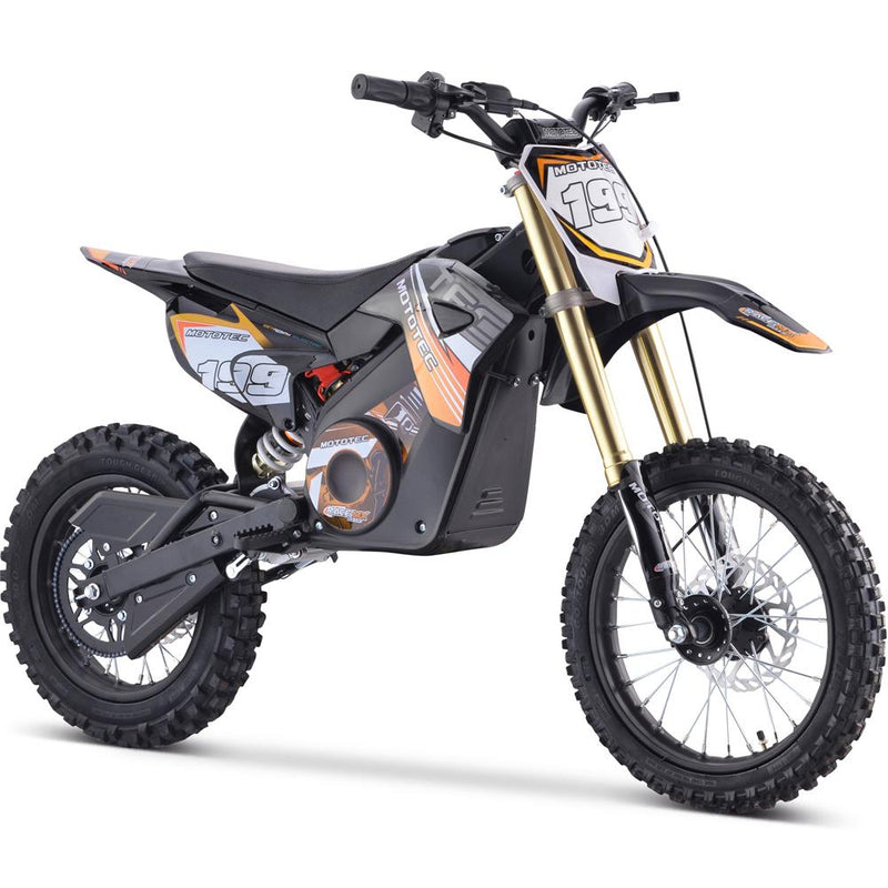 Load image into Gallery viewer, Orange MotoTec 48v Pro Electric Dirt Bike 1600w Lithium
