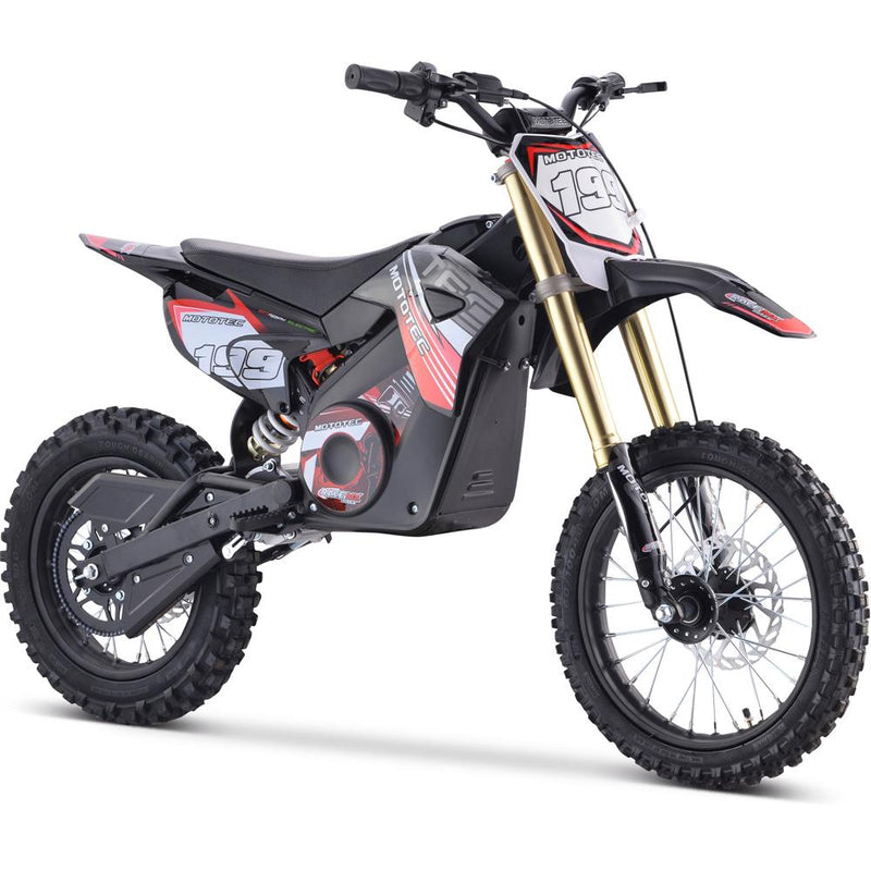 Load image into Gallery viewer, MotoTec 48v Pro Electric Dirt Bike 1600w Lithium Red
