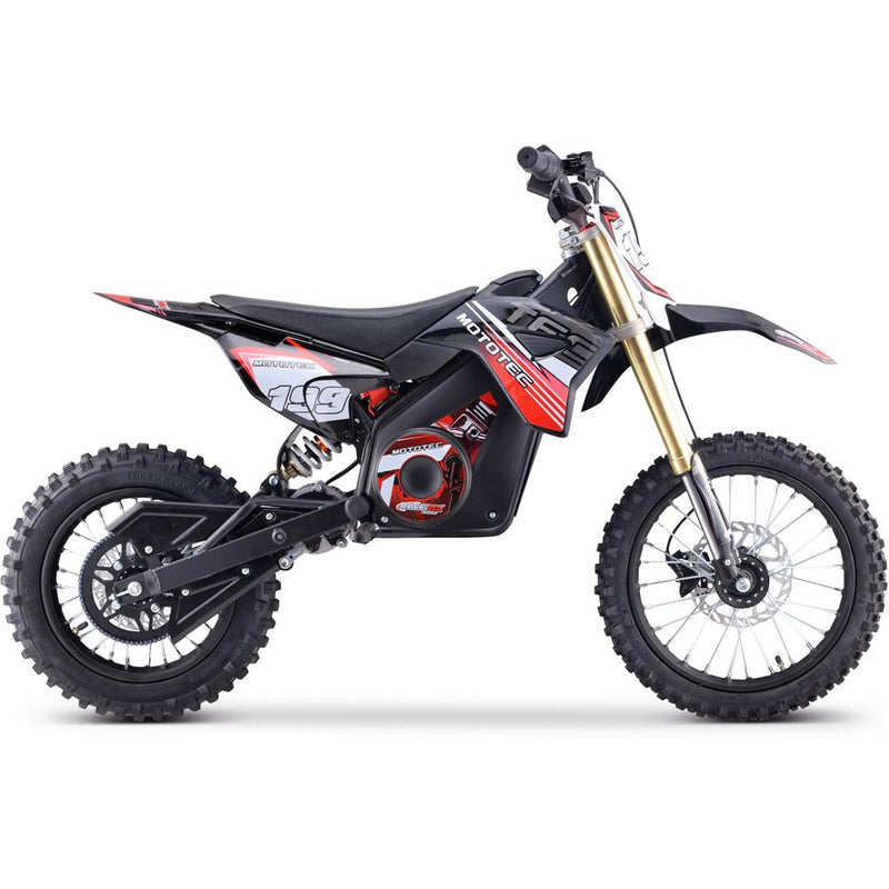 Load image into Gallery viewer, MotoTec 48v Pro Electric Dirt Bike 1600w Lithium Red
