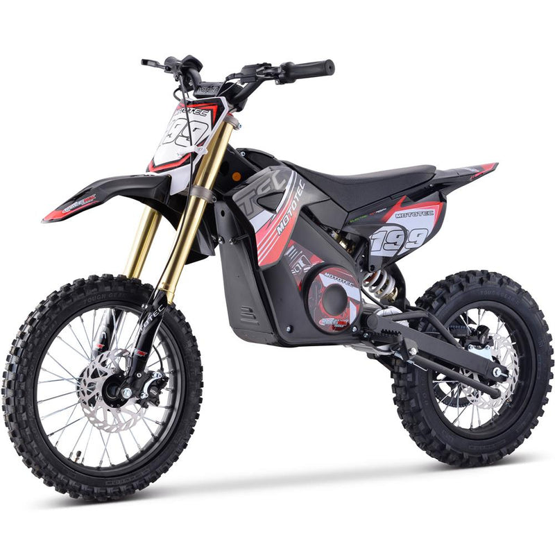 Load image into Gallery viewer, MotoTec 48v Pro Electric Dirt Bike 1600w Lithium Red
