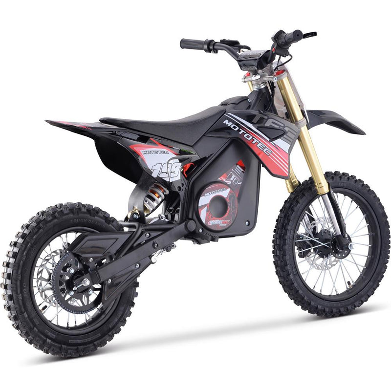 Load image into Gallery viewer, MotoTec 48v Pro Electric Dirt Bike 1600w Lithium Red
