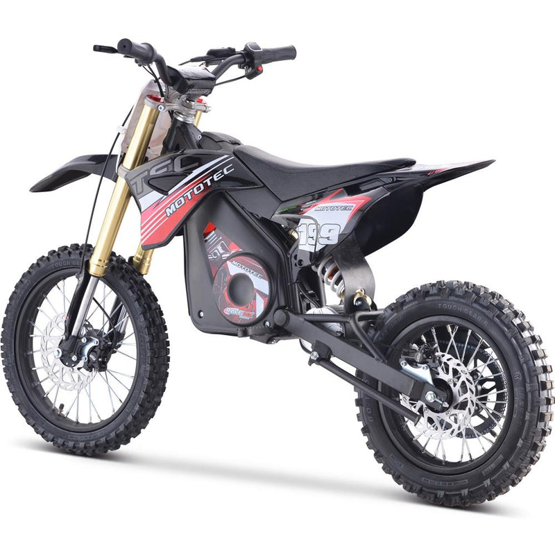 Load image into Gallery viewer, MotoTec 48v Pro Electric Dirt Bike 1600w Lithium Red
