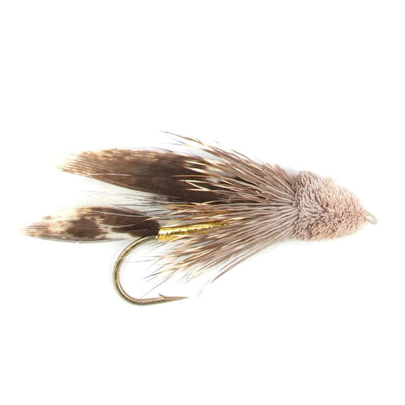 Load image into Gallery viewer, 3 Pack Muddler Minnow Trout and Bass Streamer Fly - Hook Size 4
