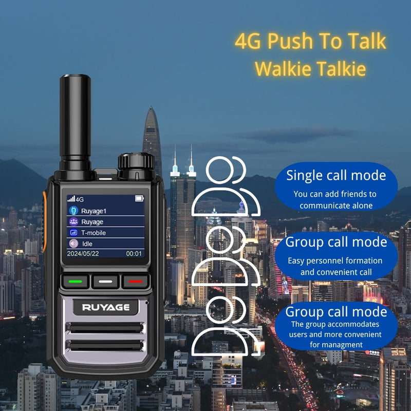 Load image into Gallery viewer, Ruyage R1 Two Way Radio Nationwide LTE Push-to-Talk Walkie Talkie
