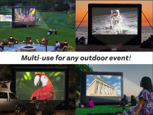 Load image into Gallery viewer, Elite Outdoor Movies Home 10' Inflatable Screen
