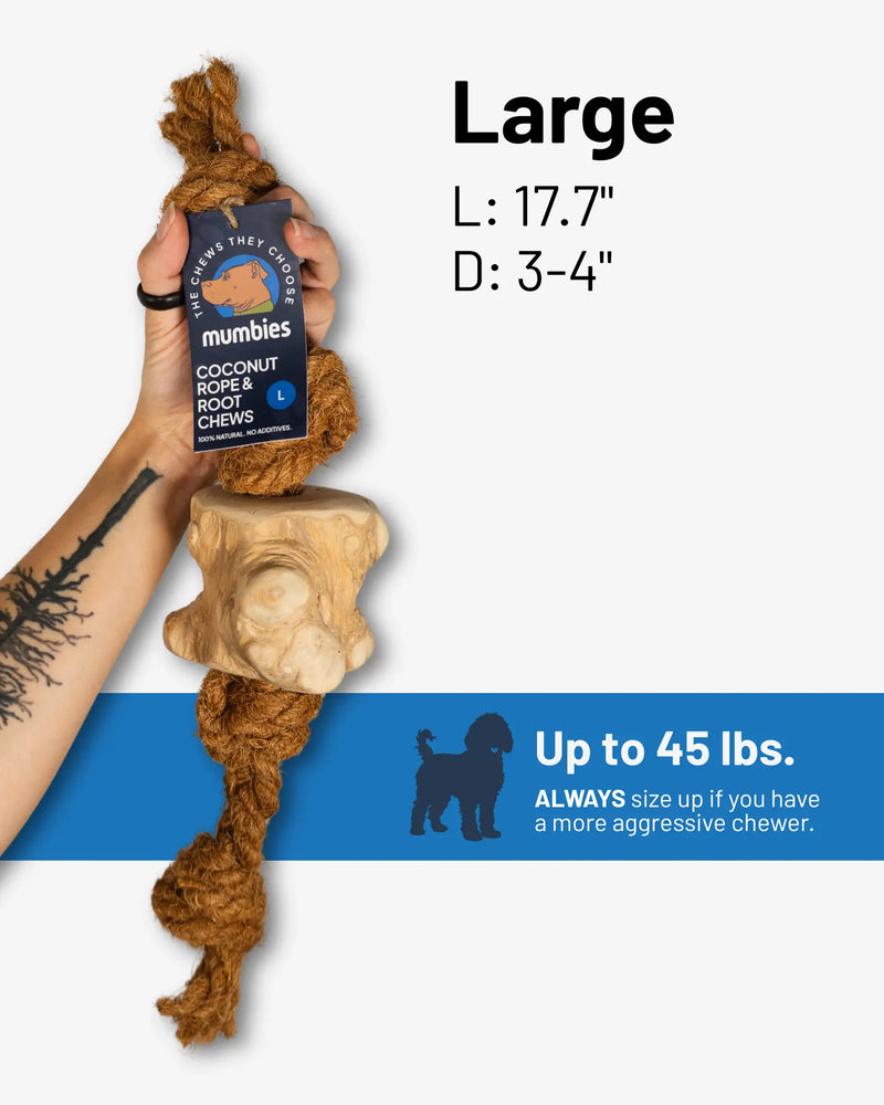 Load image into Gallery viewer, Coconut Rope &amp; Root Chew
