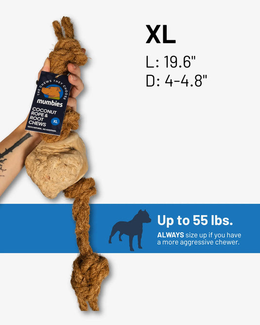 Coconut Rope & Root Chew