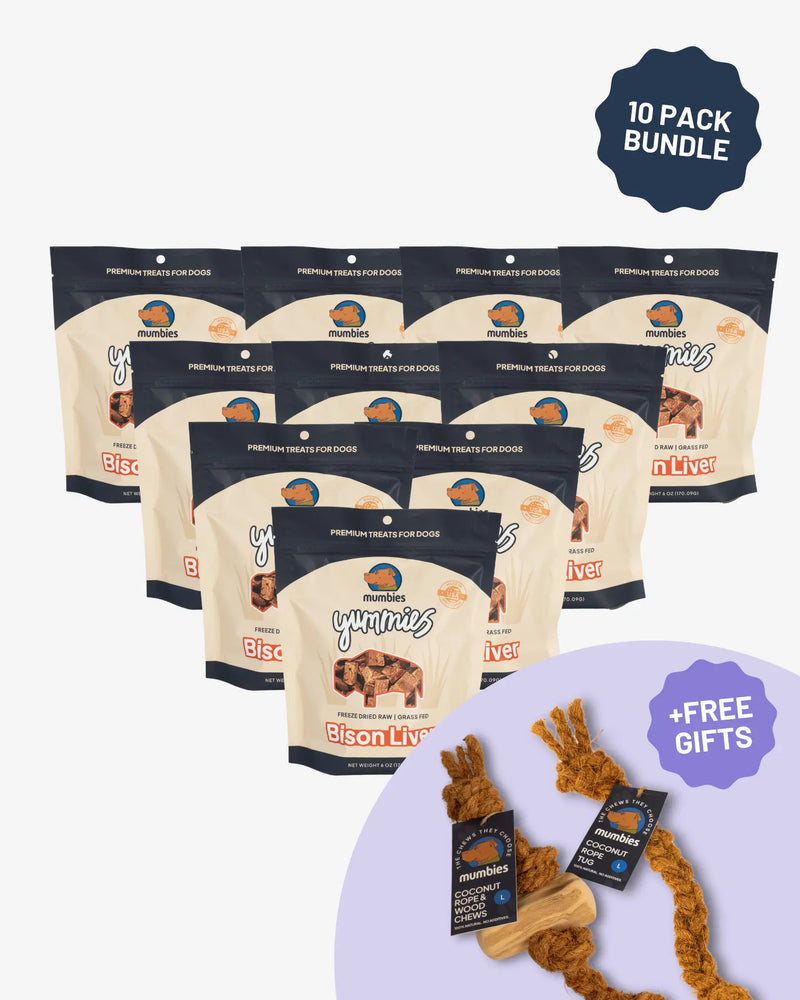 Load image into Gallery viewer, Yummies Bison Liver Treats
