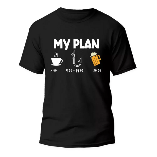 My Fishing Plan Man T-Shirt