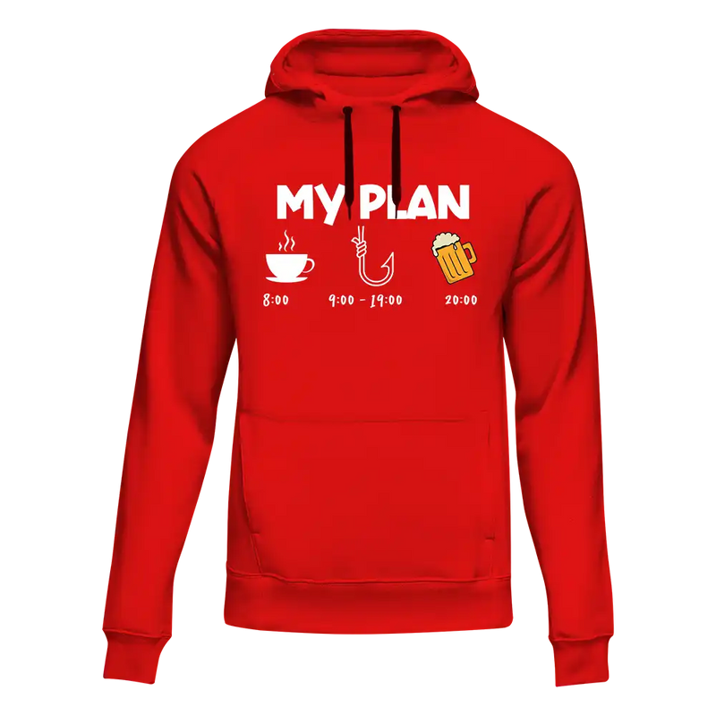 Load image into Gallery viewer, My Fishing Plan Unisex Hoodie
