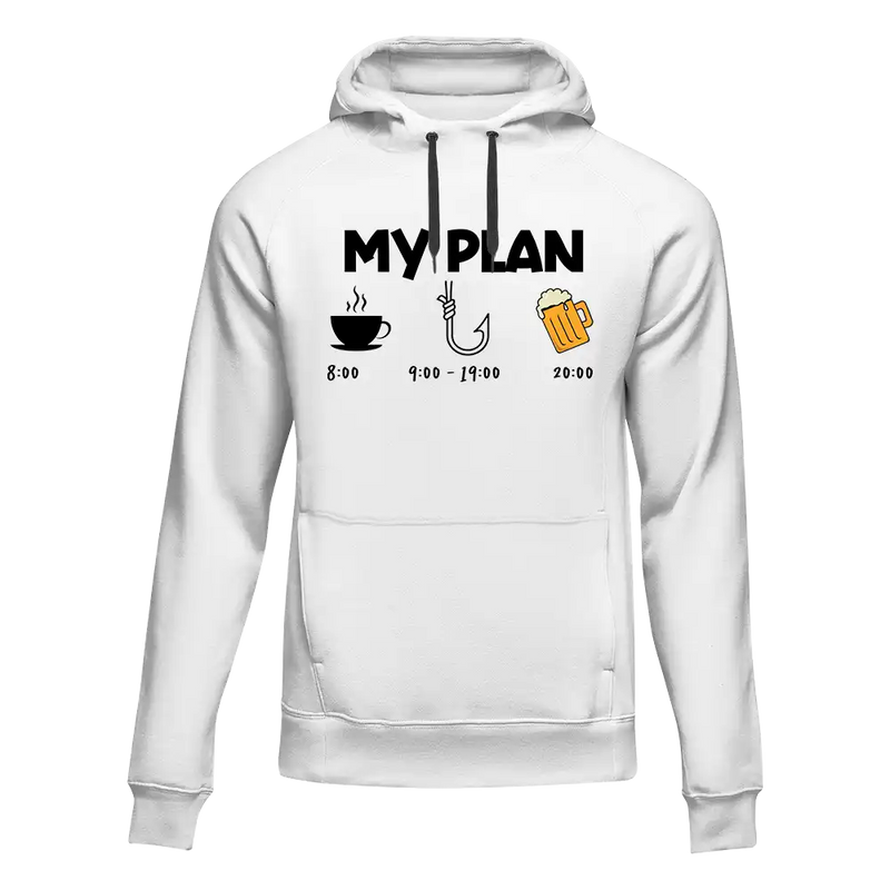 Load image into Gallery viewer, My Fishing Plan Unisex Hoodie
