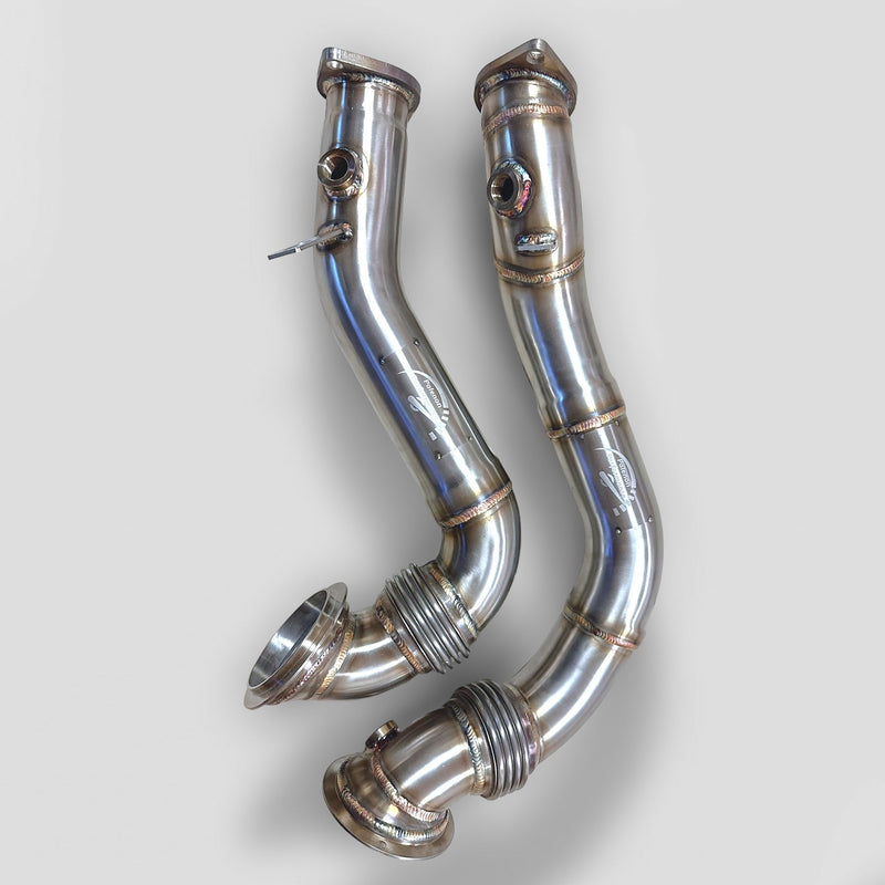 Load image into Gallery viewer, 2007-2013 N54 Racing Downpipes For BMW 1M/ 135i/ 335i/ 335is/ 335Xi - Palenon Performance
