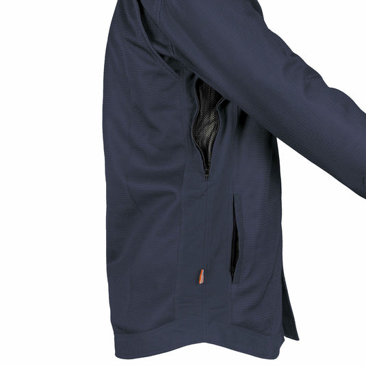 Protective Summer Mesh Shirt - Navy Blue Solid
