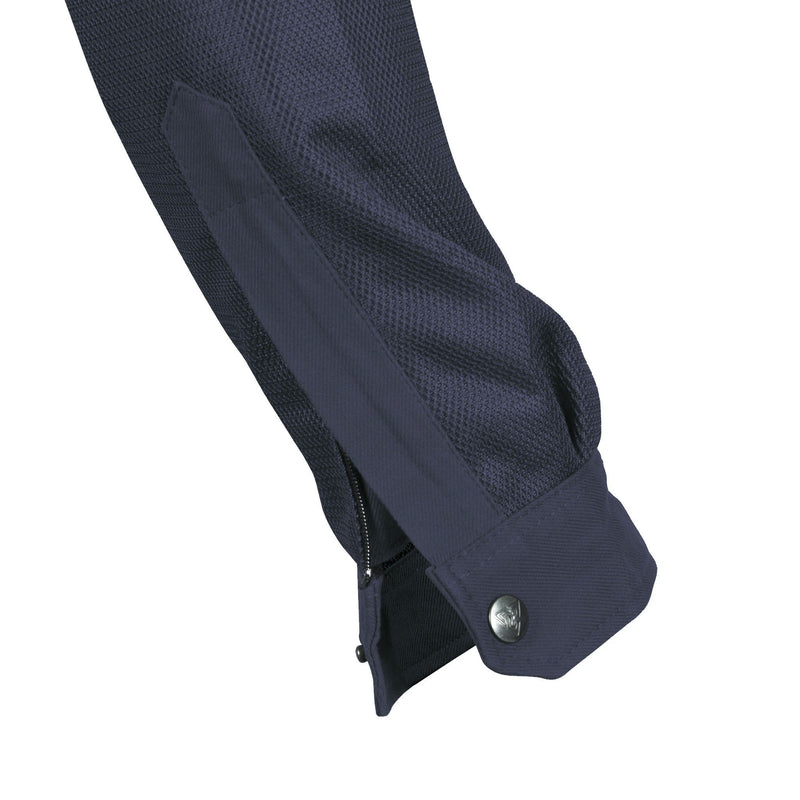 Load image into Gallery viewer, Protective Summer Mesh Shirt - Navy Blue Solid
