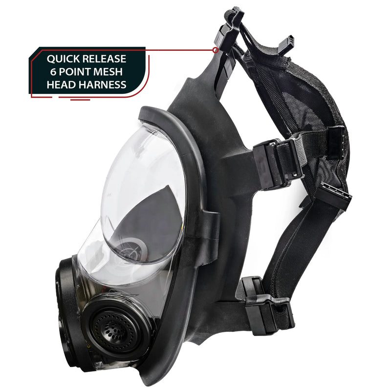 Load image into Gallery viewer, Parcil Safety NB-100V Tactical Gas Mask with Voice Amplifier
