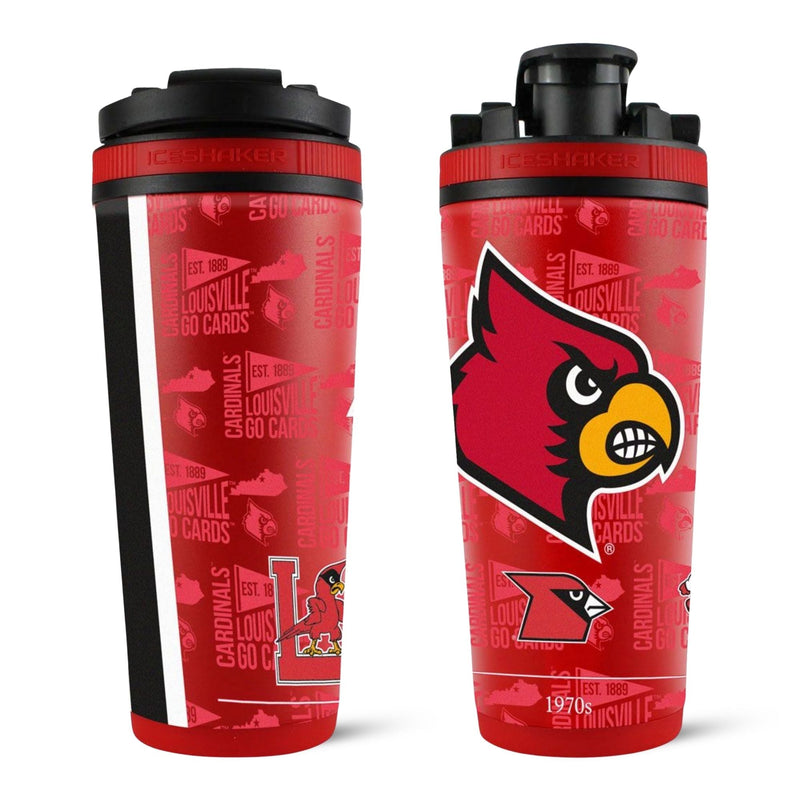 Load image into Gallery viewer, Officially Licensed University of Louisville 4D Ice Shaker
