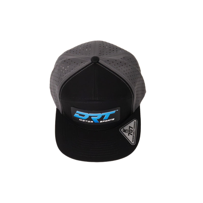 Load image into Gallery viewer, DRT Motorsports Recharged Series Snap-back Hat - Grey/Black
