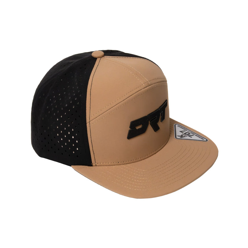 Load image into Gallery viewer, DRT Motorsports Recharged Series Snap-back Hat - Desert-Sand/Black
