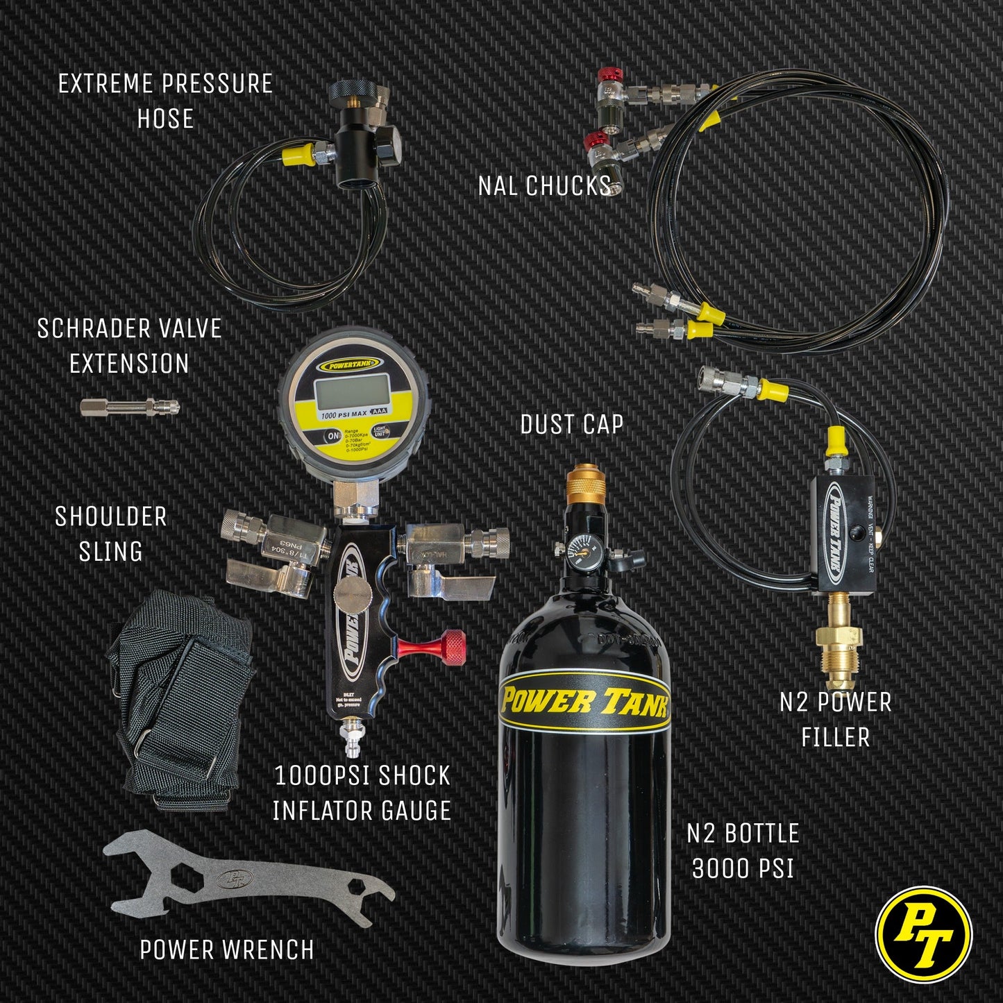 ORI Shock Boss ™ V2 - 800 psi Dual Fill Strut Inflator - Portable Nitrogen Shock Tuning Kit