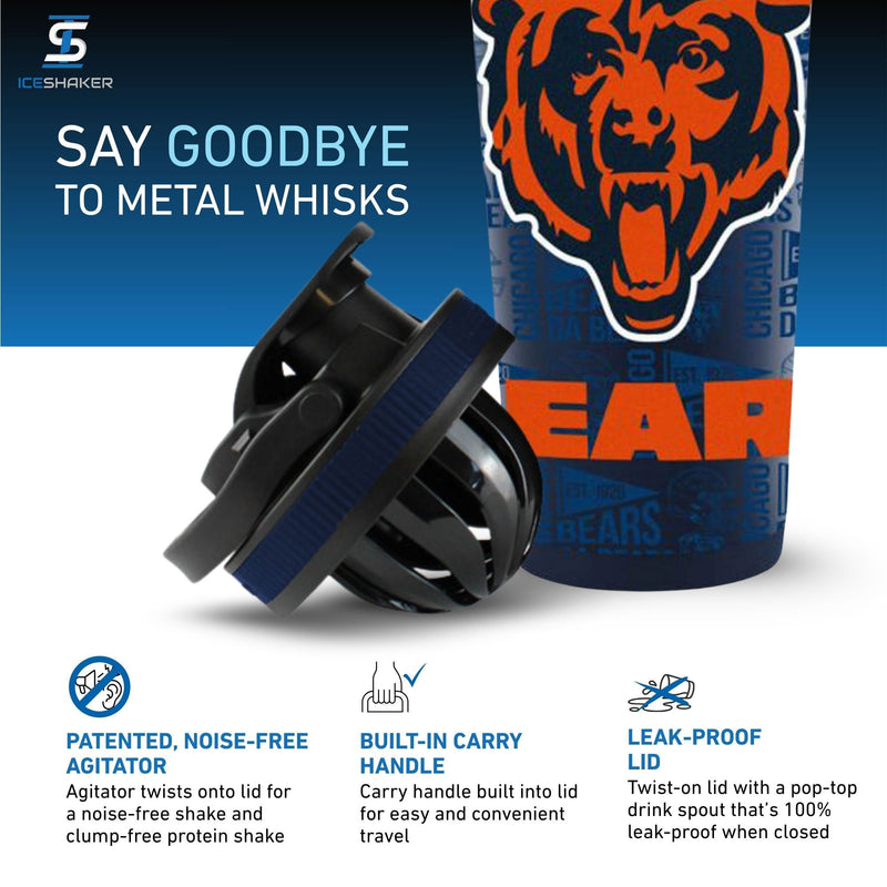 Load image into Gallery viewer, Officially Licensed Chicago Bears 4D Ice Shaker
