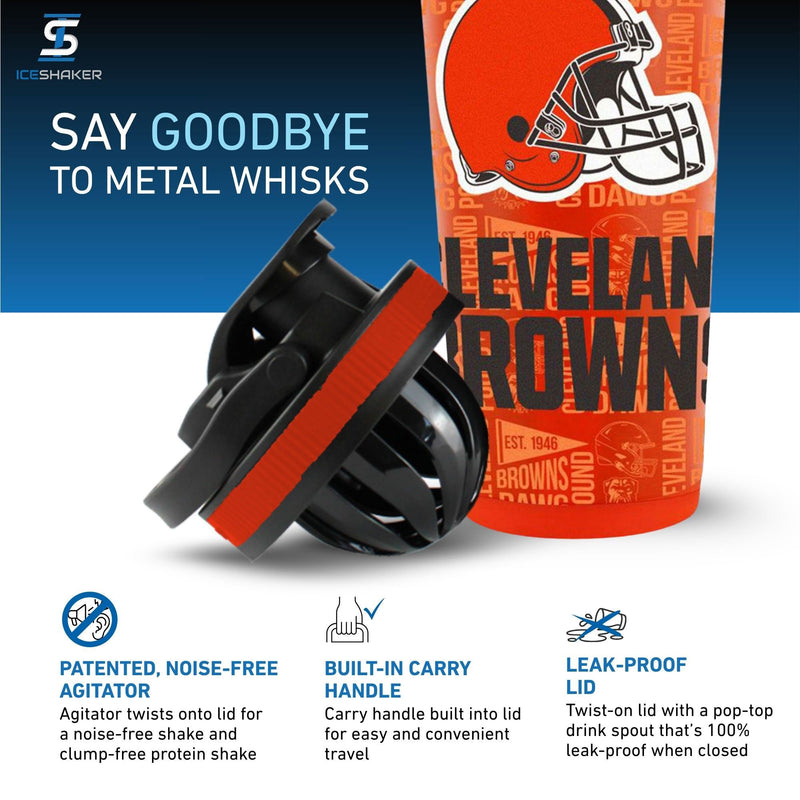Load image into Gallery viewer, Officially Licensed Cleveland Browns 4D Ice Shaker
