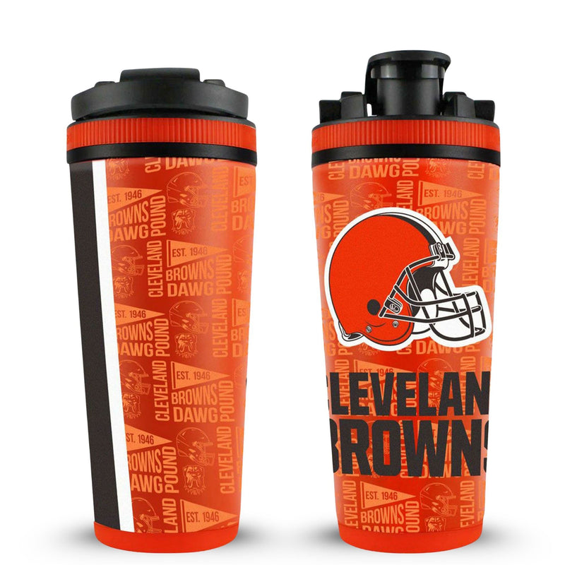 Load image into Gallery viewer, Officially Licensed Cleveland Browns 4D Ice Shaker
