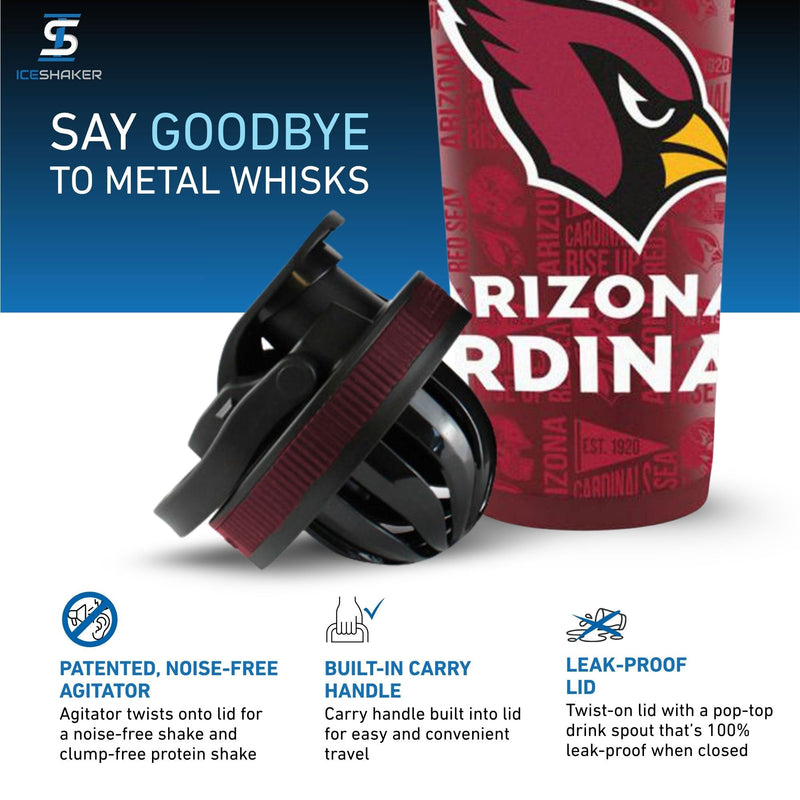 Load image into Gallery viewer, Officially Licensed Arizona Cardinals 4D Ice Shaker
